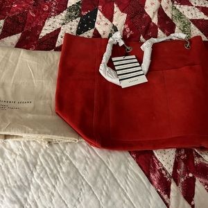 Sézane gaby bag coral- nwt